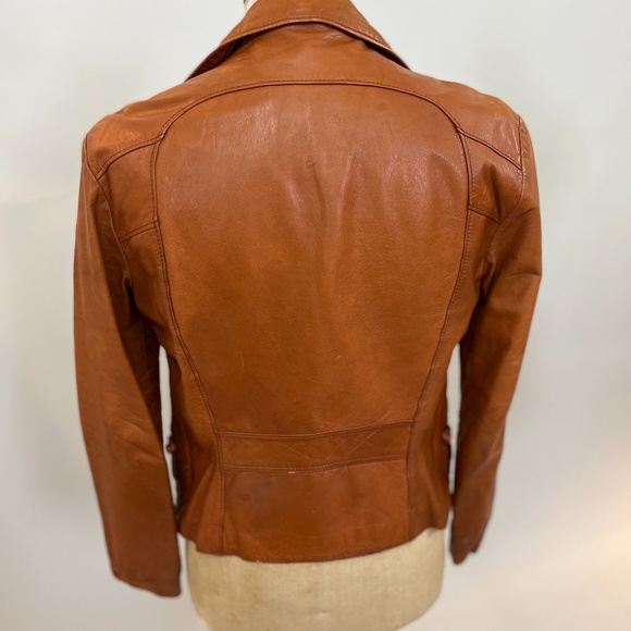 1970's mens size 38 Vintage leather jacket "Crae Carlyle San Francisco" - Picture 7 of 12